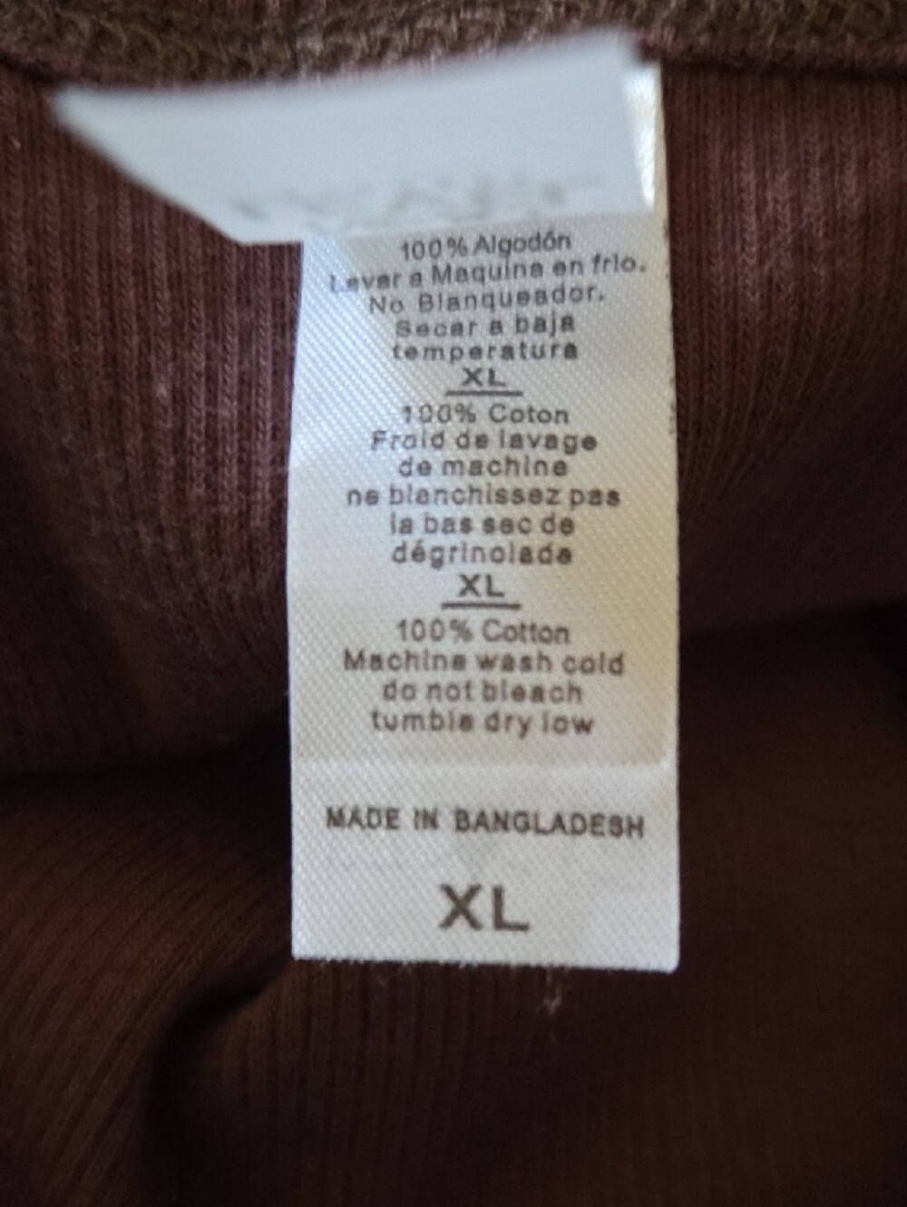 Cancun Embellished Ribbed Tank Top In Brown - Picture 5 of 5